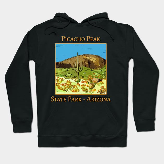 Picacho Peak State Park in Arizona Hoodie by WelshDesigns